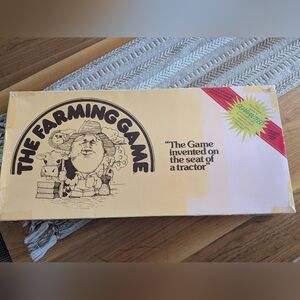 Vintage Farming Game Board Game